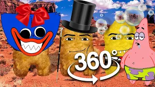 Gegagedigedagedago meme compilation | 360 degree 4k / VR