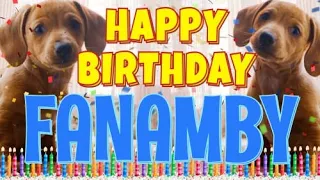 Happy Birthday Fanamby! ( Funny Talking Dogs ) What Is Free On My Birthday