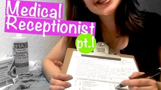 Doctor Receptionist Roleplay 📋 Medical ASMR | Typing, writing