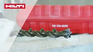 INTRODUCING the new Hilti TE-YX SDS-Max hammer drill bit