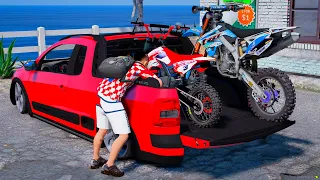 GTA V: MODS | ACHEI ESSAS MOTO DE TRILHA NA PRAIA