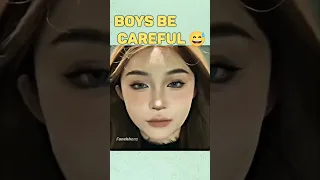 Boys Be careful ! filter magic 😅#youtubeshorts #shorts #funny