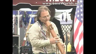 Cherokee Descendant's Flute Player @ Rossville Powwow