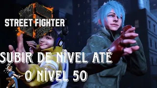 tutorial como subir de nível até o nível 50 no Street Fighter 6