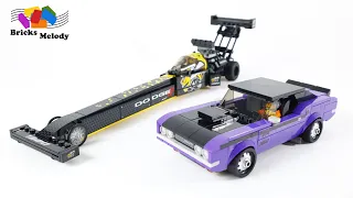 LEGO Speed Champions 76904 Mopar Dodge SRT Dragster and 1970 Dodge Challenger T/A - Speed Build