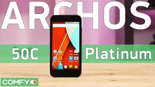 Archos 50C Platinum смартфон с достойными характеристиками и мощной камерой - Видео демонстрация