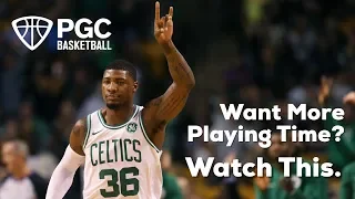 Want More Playing Time? Watch This.