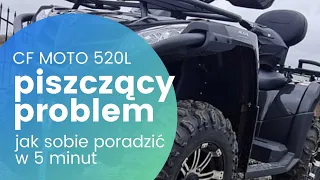 [2] Nowy Quad CF Moto 520 L modyfikacja czujnika obecności, piszczący problem i prosty mod, ATV