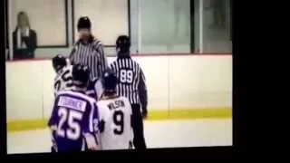 Bas' First Hockey Junior Fight