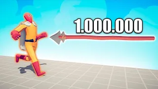 1.000.000 DAMAGE SPEAR THROWER vs UNITS - TABS | Totally Accurate Battle Simulator 2024