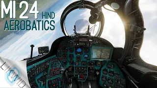 Mi 24 Hind - In Cockpit Aerobatics Demo - DCS 2.8