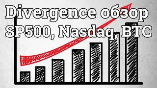 Divergence обзор рынка. SP500, Nasdaq, сектора американского рынка, крипта