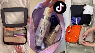 ASMR Pack with Me Travel TikTok Compilation