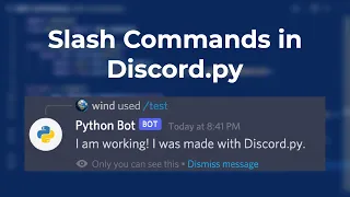 How to Make Slash Commands in Discord.py | Discord.py is Back!