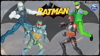 Batman 2021 Deathstroke, Mr Freeze, Firefly & Riddler 4in Action Figures by @SpinMasterOfficial