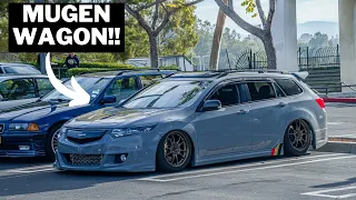 SUPER CLEAN Acura TSX Wagon Builds at Sunday Steel!