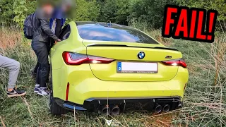 BMW G82 M4 DRIFT GOES WRONG!!😱