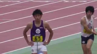 日本学生陸上 Men Long jump 走幅跳 決勝 2013.6.22