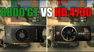 GeForce 8800 GT vs Radeon HD 4730 Test In 13 Games (No FPS Drop - Capture Card)