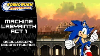 Sonic Rush Adventure (DS) - Machine Labyrinth Act 1 - Oscilloscope Deconstruction