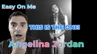 She Officially Won Me Over! - First Time Reacting to Angelina Jordan - Easy On Me (Adele Cover)