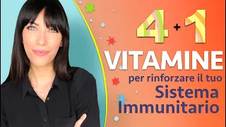 Potenziare il tuo sistema immunitario con 4+1 Vitamine essenziali🛡