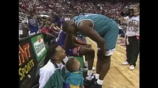 Larry Johnson - 1992 NBA Slam Dunk Contest (ft. Toddler Steph Curry)