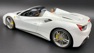 Ferrari 488 Spider 1/24 Alpha Model Full Build Step by Step