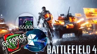 Battlefield 4 | i5 8600k | GTX 1050 Ti 4 GB | FPS graph