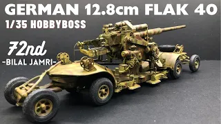 German 12.8cm Flak 40 1/35 HobbyBoss