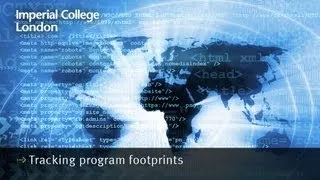 Tracking program footprints