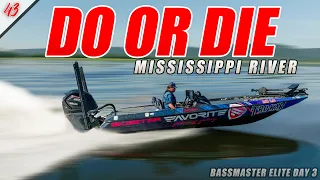 MOST IMPORTANT Day of the Year - Bassmaster Elite Mississippi River (Day 3) - UFB S2 E43