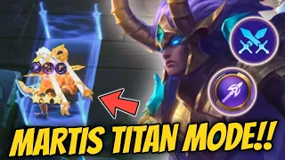 MARTIS LANCER ASSASSIN !! TITAN MODE !! MAGIC CHESS MOBILE LEGENDS