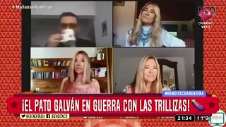 ¡El Pato Galván en guerra con las trillizas!