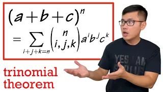 the easy way to expand (a+b+c)^n, the trinomial theorem