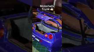 Autoart vs Motorhelix z tune R34 1:18 details comparison