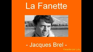 Karaoké La Fanette Jacques Brel