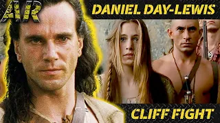 DANIEL DAY-LEWIS Cliff Side Fight | LAST OF THE MOHICANS (1992)