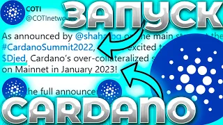 СРОЧНО! CARDANO ЗАПУСК СТЕЙБЛКОИНА! BINANCE МАЙНИНГ BITCOIN! РАЗГОН КРИПТЫ НАЧАЛСЯ!