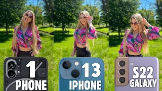 Nothing Phone 1 vs iPhone 13 vs Samsung Galaxy S22 Camera Test