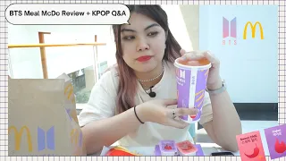 BTS Meal McDonalds Review (Dubai) + KPOP Q&A [Meeting Idols, First Bias, Fansign Experience, etc.,]