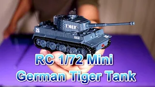 Unboxing RC 1/72 Military Mini German Tiger Tank