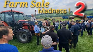 Farm Sale Madness 2" Auction Fever!" Farm Machinery Ford Tractors, Massey, Claas  John Deere