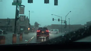 Derecho & Damage At Elmhurst  (Raw Clips)