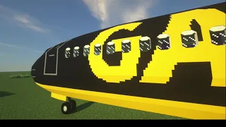 Minecraft  | Immersive Vehicles (MTS)  | Golden Airport Pack (GAP) Boeing 737-300