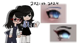 2021 vs 2024 || Gacha club || trend ||