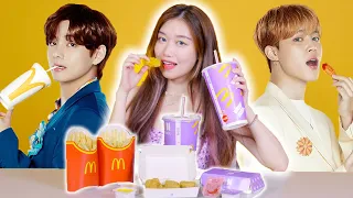 KPOP Fan Tries McDonald's BTS Meal