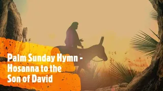 PALM SUNDAY HYMN - HOSANNA TO THE SON OF DAVID