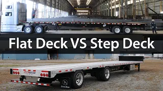 Flat Deck or Step Deck Trailers - Which One Is Right For You? | Maxim Truck & Trailer