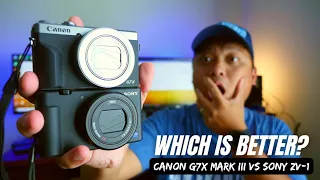 Sony ZV-1 vs Canon G7x Mark iii (which is better?)